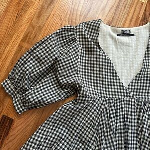 Urban Outfitters Gingham Fall Dress
